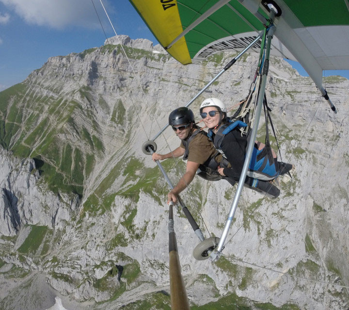 Hang gliding Prestige flight in Annecy